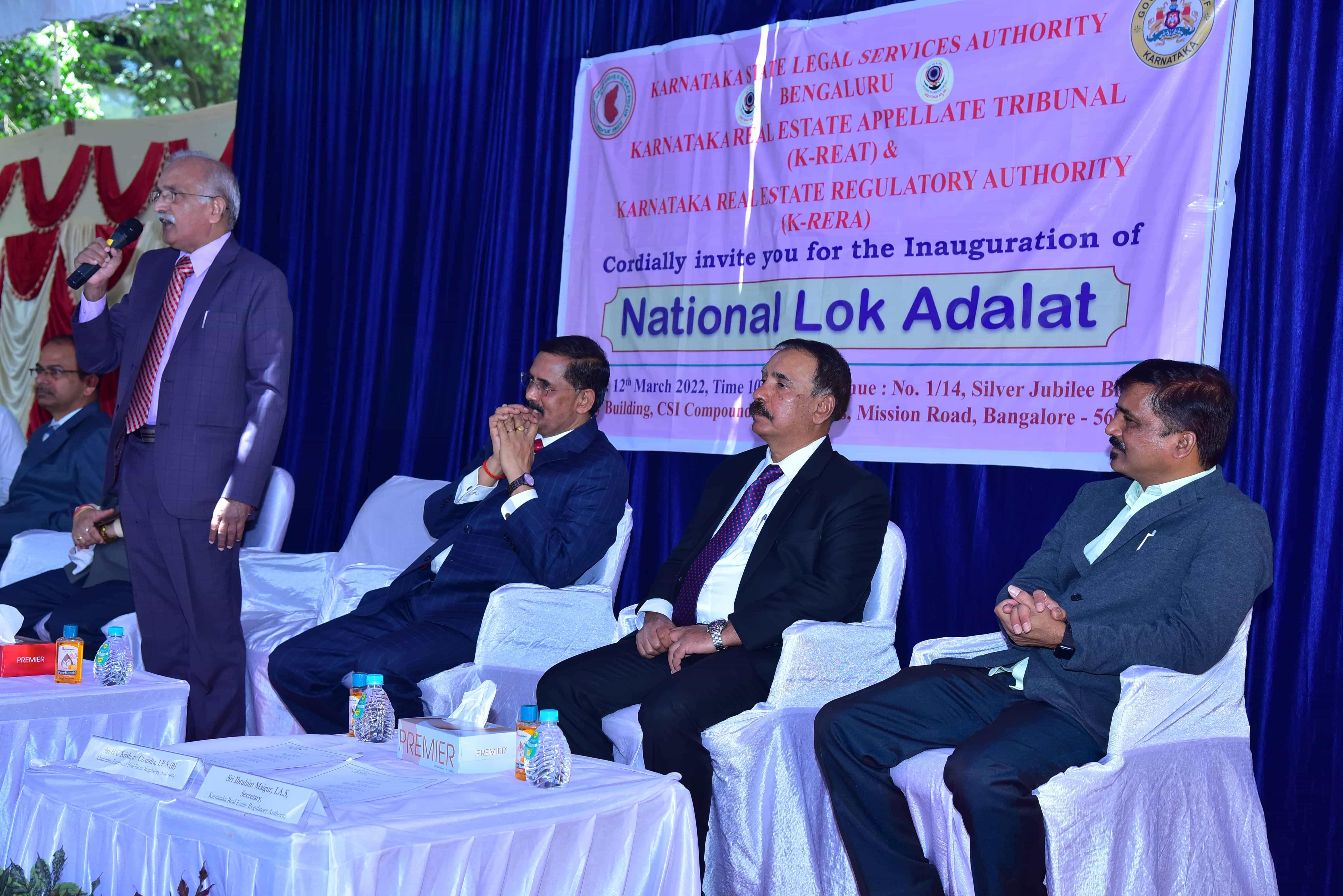 National Lok Adalat program was organized on 12/03/2022
